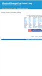 Mobile Screenshot of physicaltherapypracticeact.org